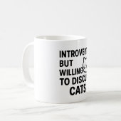 内向的な人のためのマグカップ コーヒーマグカップ (正面左)