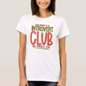 内向的な人のサークル Tシャツ (正面)