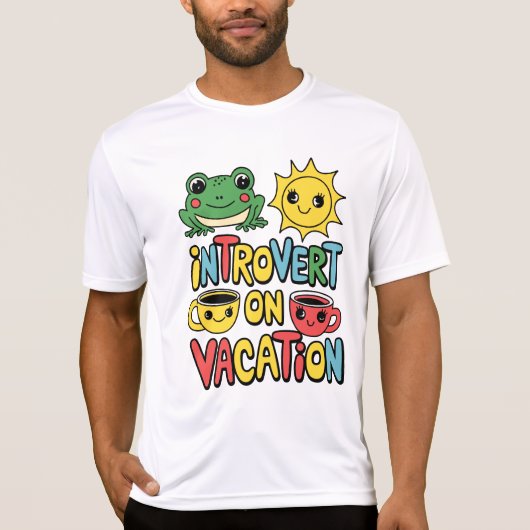 内向的な人のバケーションスタイル メンズ半袖 Tシャツ (正面)