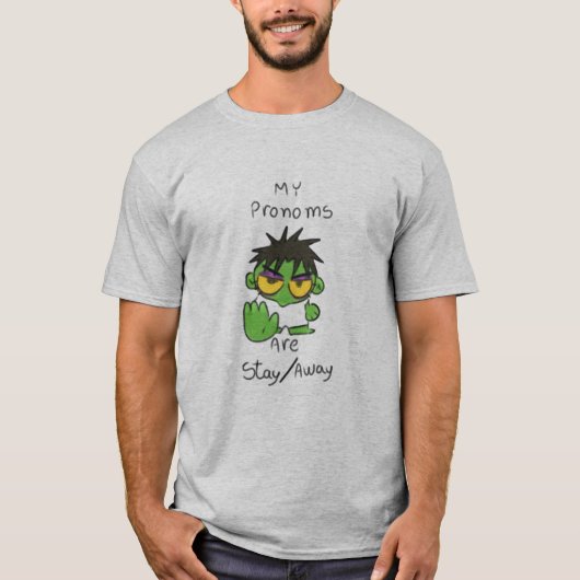 内向的な人の気分Tシャツ Tシャツ (正面)