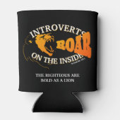 内向的な内向的なの上で叫クラシックぶ 缶クーラー (裏面)