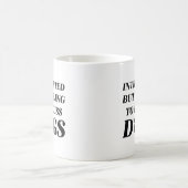 内向的な犬 コーヒーマグカップ (中央)