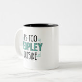 内向的な誕生日Gag以外の人々 ツートーンマグカップ (正面左)