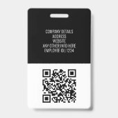 内向的な馬好きが笑えるタックストアの営業 バッジ (裏面)