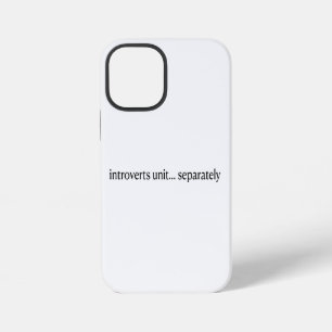 "内向的に別々に団結" iPhone 12 MINIケース