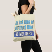 内向的クラブTシャツ トートバッグ (クローズアップ)