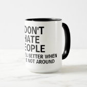 内向的人おもしろい間引用文 マグカップ (正面右)