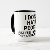 内向的人おもしろい間引用文 マグカップ (正面左)