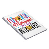 内向的結婚したに外向きおもしろい ノートブック (右側)