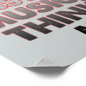 内向考えき過おもしろいぎるポスター ポスター (角)