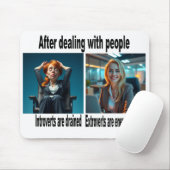 内向/外向きマウスパッド マウスパッド (マウス)