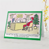 内国歳入税徴収員クリスマスカード カード (黄色い花)