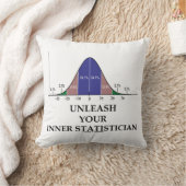 内在する統計学者のベルカーブユーモアを解き放つ クッション (ブランケット)