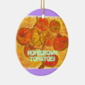 内地産のトマト セラミックオーナメント (右)