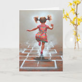 内子誕生日 カード (黄色い花)