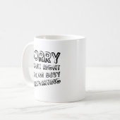 内忙し向おもしろマグカップ コーヒーマグカップ (正面左)