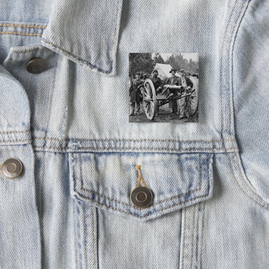 内戦のミサイル発射機、1860年代 缶バッジ (インサイチュ)