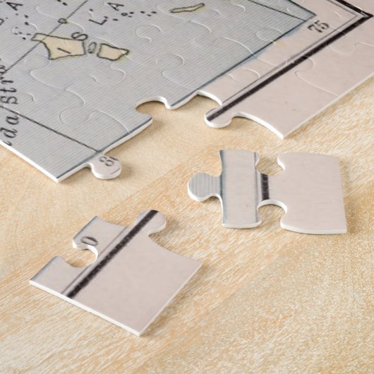 内戦の地図 ジグソーパズル (側面)