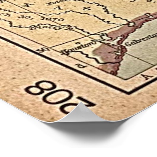 内戦の地図 ポスター (角)