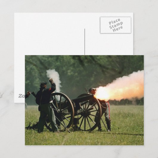 内戦の大砲 ポストカード (正面/裏面)