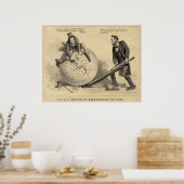 内戦の漫画 ポスター (キッチン)