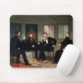 内戦の組合幹部の絵を描くこと マウスパッド (マウス)