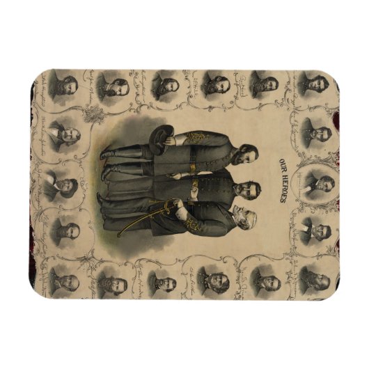 内戦の英雄 マグネット (横)