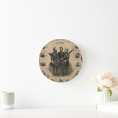 内戦の英雄 ラウンド壁時計 (ホーム)