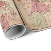 内戦の軍の地図のポトマックのキャンペーン(1863年) ラッピングペーパー (ロールコーナー)