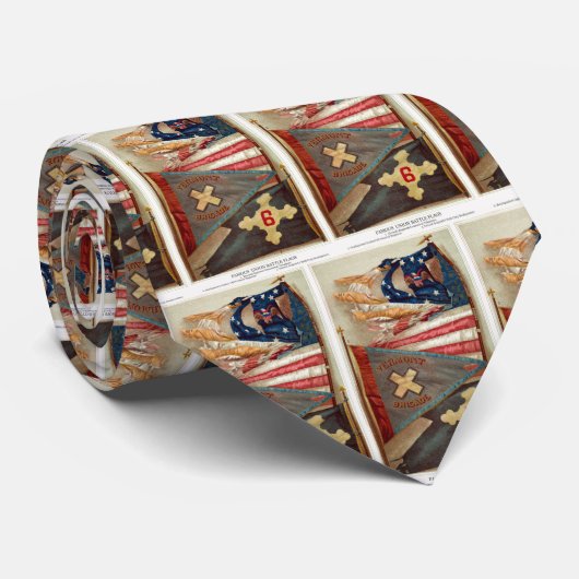 内戦の軍旗no.2 ネクタイ (ロール)