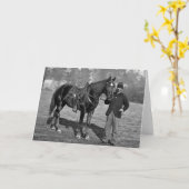 内戦の馬1864年 カード (黄色い花)