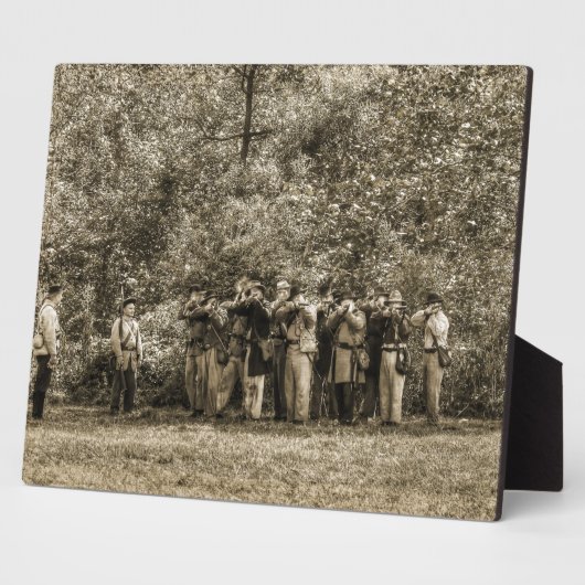 内戦兵士 フォトプラーク (側面)