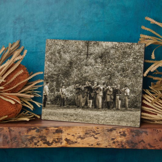 内戦兵士 フォトプラーク (側面)