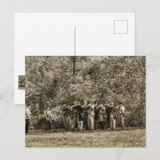 内戦兵士 ポストカード (正面/裏面)