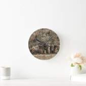 内戦兵士 ラウンド壁時計 (ホーム)