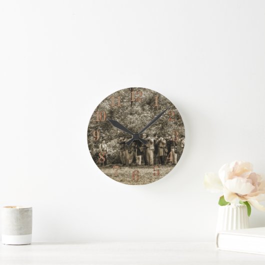内戦兵士 ラウンド壁時計 (ホーム)