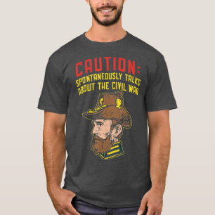 内戦冗談南北戦争再現史 Tシャツ