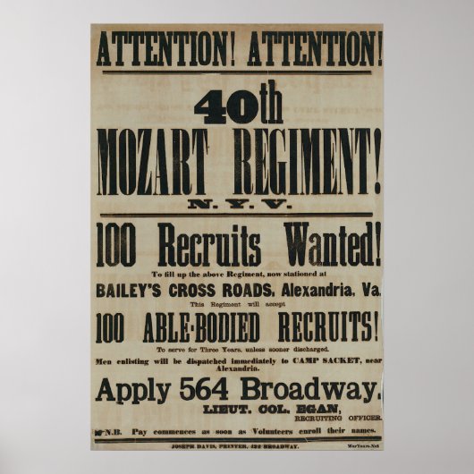 内戦採用ポスター ポスター (正面)