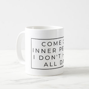 内来平和では、私は一日を持っていない – Mug コーヒーマグカップ