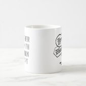 内気おもしろいな男からの母の日のマグカップ コーヒーマグカップ (中央)