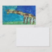 内気なキリンの名刺 名刺 (正面/裏面)