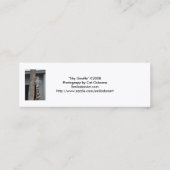 "内気なキリン"のしおり スキニー名刺 (裏面)