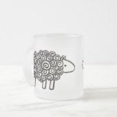 内気なマグ フロストグラスマグカップ (正面左)