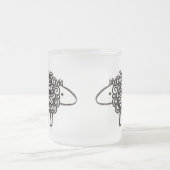 内気なマグ フロストグラスマグカップ (中央)