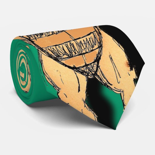 内気な人のタイ ネクタイ (ロール)