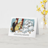 内気な弁解カードとの遅れて誕生日 カード (黄色い花)