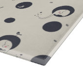 内気な象パターン カッティングボード (角)