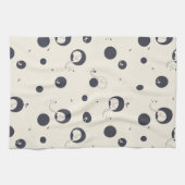 内気な象パターン キッチンタオル (横)