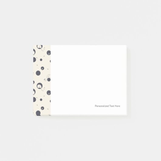 内気な象パターン ポストイット (正面)