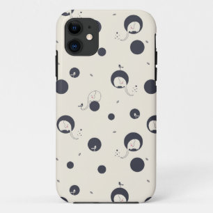 内気な象パターン iPhone 11 ケース